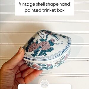 Floral Ceramic Trinket Box
